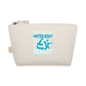 Eat Sleep Water Polo Repeat Funny Sports Fan - Organic Pouch - nature - Front