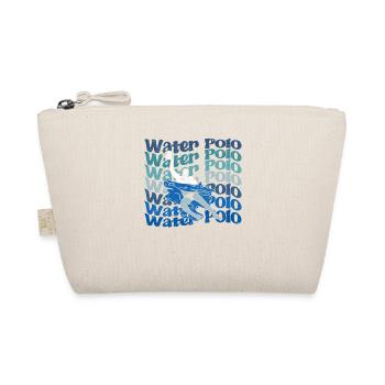 Vintage Water Polo Silhouette Polo Retro Sport - Organic Pouch - nature - Front