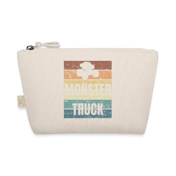 Retro Monster Truck Crunge - Organic Pouch - nature - Front