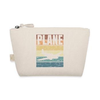 Pilot Plane Pilot Airplane Sky Flying - Organic Pouch - nature - Front