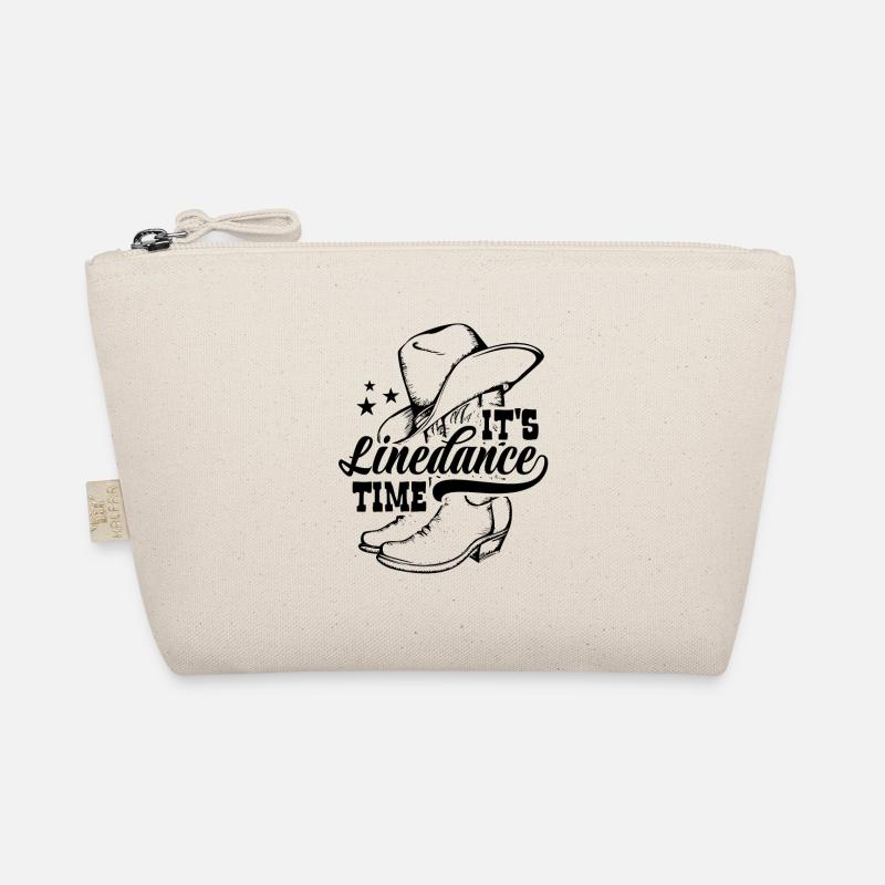 It's Linedance time - Country Fan - Geschenk - Bio-Täschchen - Natur