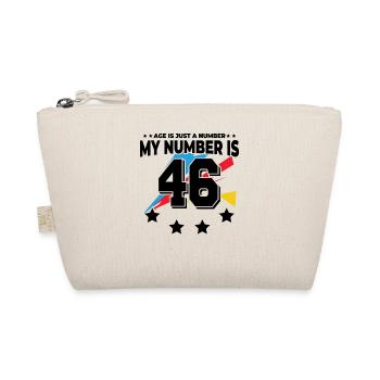 Age is just a number - 46th birthday - Organic Pouch - nature - Front