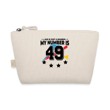 Age is just a number – 49th birthday - Organic Pouch - nature - Front