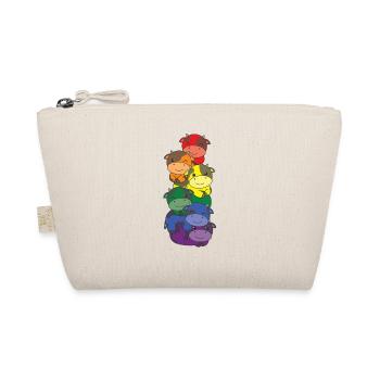 Rainbow Flag Pride LGBTQ Mignon Cow Stack - Trousse biologique - nature - Devant
