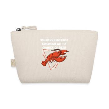 Weekend Forecast Funny Cajun Crawfish Boil - Organic Pouch - nature - Front