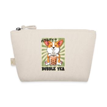 Boba Tea Corgi Dog Bubble Tea - Organic Pouch - nature - Front
