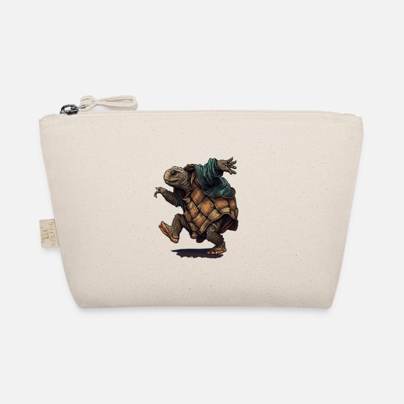 Turtle Ninja Dance funny Design Bio-Täschchen