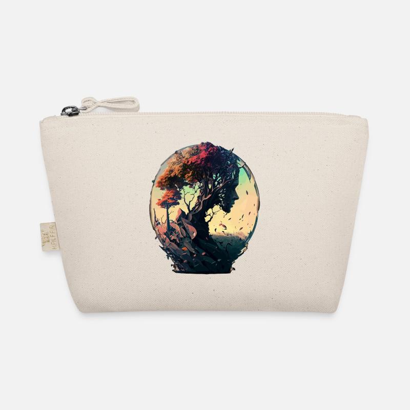 Nature Spiritual Tree Abstract Ingenious Design Organic Pouch