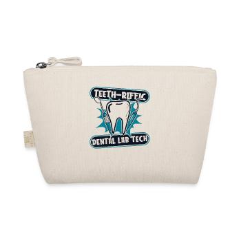 Teeth Riffic Dental Laboratory Dental Laboratory Dental Technician - Organic Pouch - nature - Front