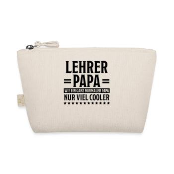 Lehrer Lustige Spruch Unterricht Lehrer Geschenk - Bio-Täschchen - Natur - Vorne