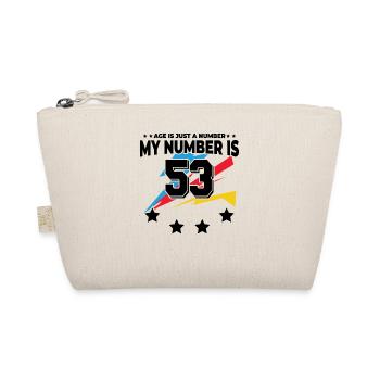 Age is just a number – 53rd birthday - Organic Pouch - nature - Front