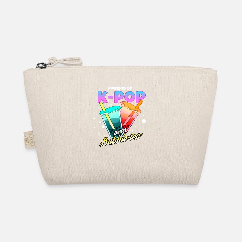 K Pop and Bubble Tee Organic Pouch