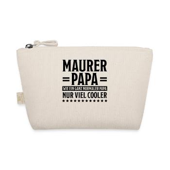 Maurer Lustiger Spruch Baustelle Maurer Geschenk - Bio-Täschchen - Natur - Vorne