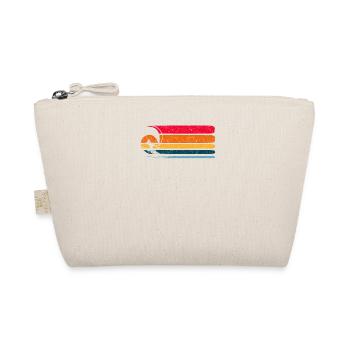 Vintage Surfing Surfer Surf Wakesurfing Wake Board - Organic Pouch - nature - Front