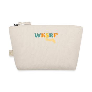 WKSRF Wakesurf Wake Surf Surfing Retro Boat Surfing - Organic Pouch - nature - Front