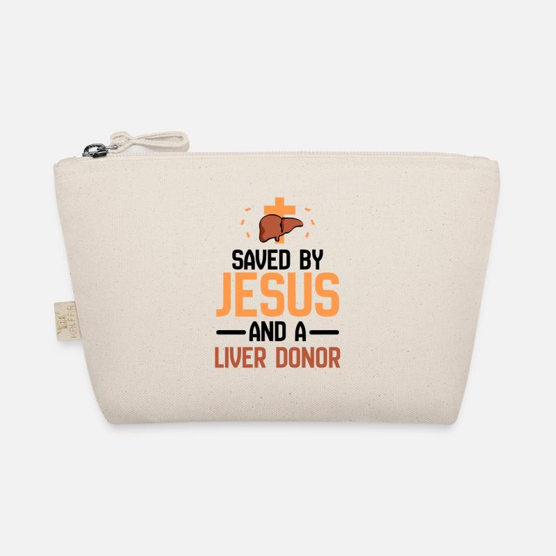 Saved by Jesus and a Liver donor Bio-Täschchen