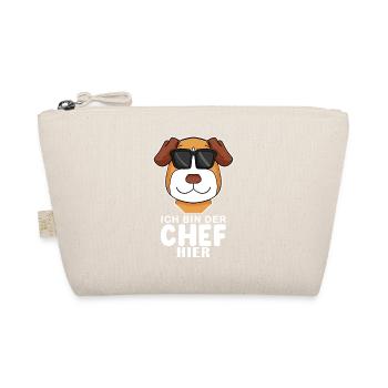 Cooler Hund Jack Russell Terrier Chef Spruch - Bio-Täschchen - Natur - Vorne