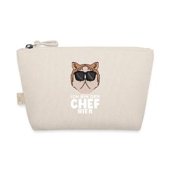 coole Katze - Exotische Kurzhaarkatze Katze - Chef - Bio-Täschchen - Natur - Vorne