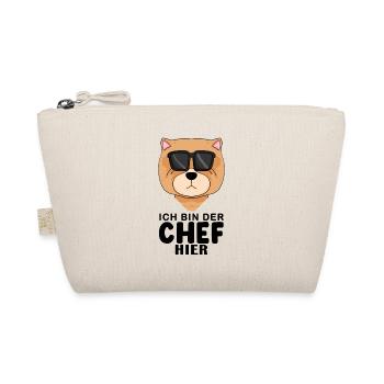 Cooler Hund Chow Chow Chef Spruch - Bio-Täschchen - Natur - Vorne
