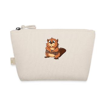 Cute Bieber - Organic Pouch - nature - Front