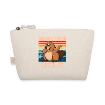 Beaver Fever Catch It! - Organic Pouch - nature - Front