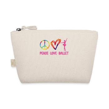 Ballet Dancer Dance Girl Ballerina - Organic Pouch - nature - Front