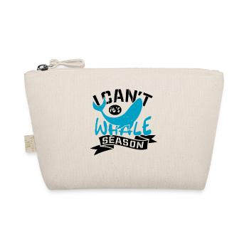 Whale Quote for Blue Whale and Beluga Whale - Organic Pouch - nature - Front