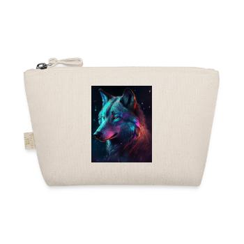 Wolf Galaxy Space Graphic Vabriant Color - Organic Pouch - nature - Front