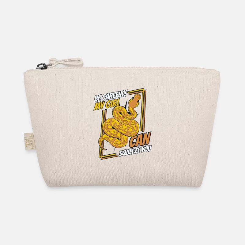 My Girl Can Squeeze You Python Snake Banana Organic Pouch