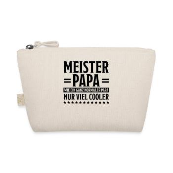 Meister Prüfung Lustiger Spruch Meister Geschenk - Bio-Täschchen - Natur - Vorne