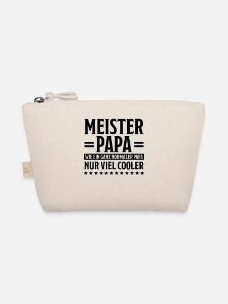 Meister Prüfung Lustiger Spruch Meister Geschenk - Bio-Täschchen - Natur