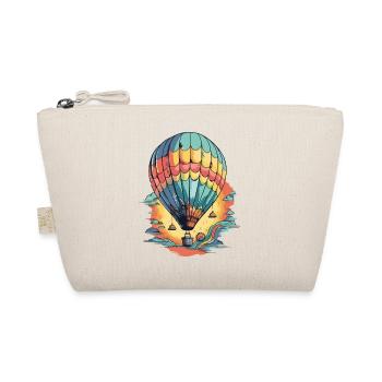 Montgolfière et coucher de soleil - Trousse biologique - nature - Devant