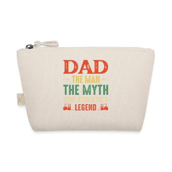 Dad The Man The Myth The Forklift Legend Driver - Bio-Täschchen - Natur - Vorne