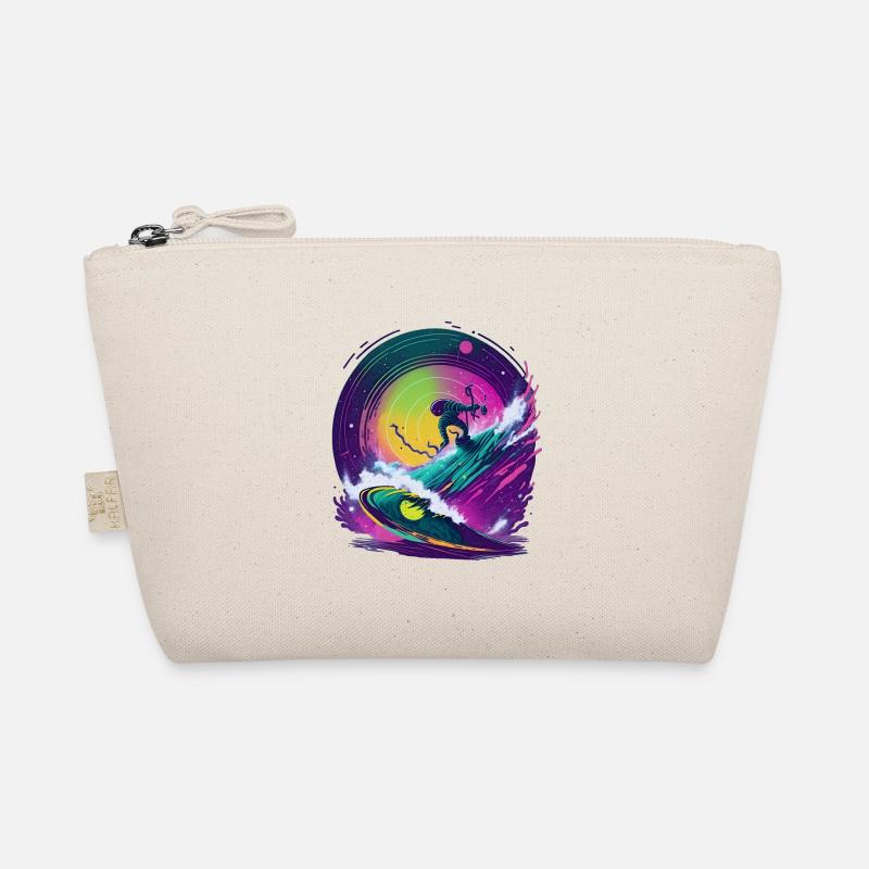 Galactic Vinyl Record Surfer - Organic Pouch - nature