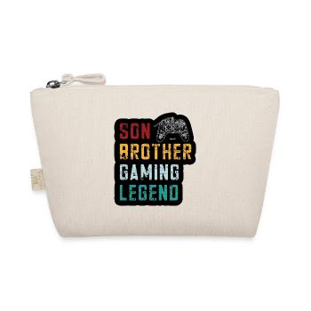 Gamer Geschenk Gaming Spruch für Zocker - Bio-Täschchen - Natur - Vorne