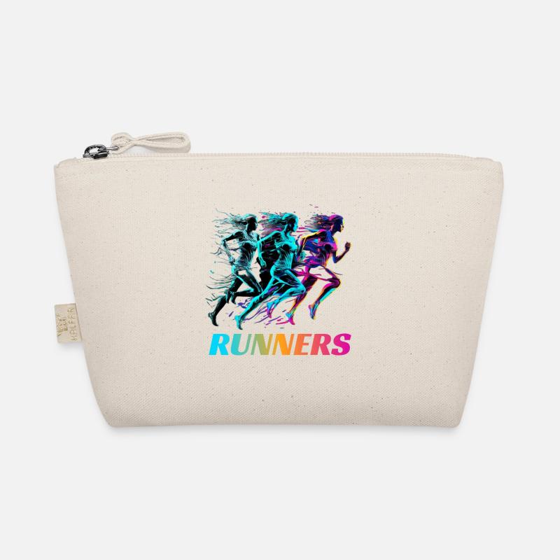 Dynamische Läufer Lauf Wettkampf Bio-Täschchen