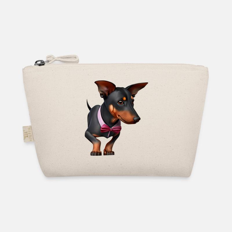 Dobermann Hund Dobermanntrainer Dobermannwelpe Bio-Täschchen