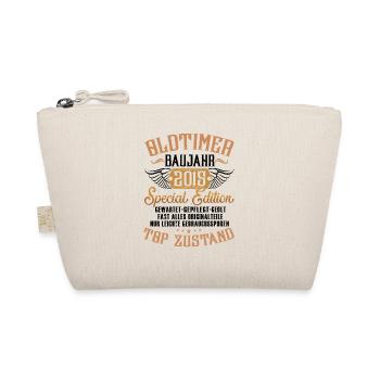 Oldtimer Special Edition Modell 2015 Geburtstag - Bio-Täschchen - Natur - Vorne