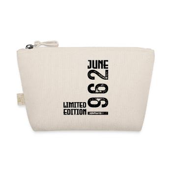 June 1962 Birthday June 1962 Gift. June 1962 - Organic Pouch - nature - Front