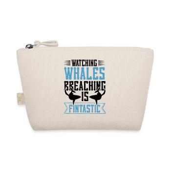 Ocean Sea Whale Quote for Whale Marine Mammals - Organic Pouch - nature - Front