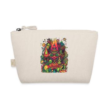 Painting creativ Psychedelic Trip Cat Illustration - Organic Pouch - nature - Front
