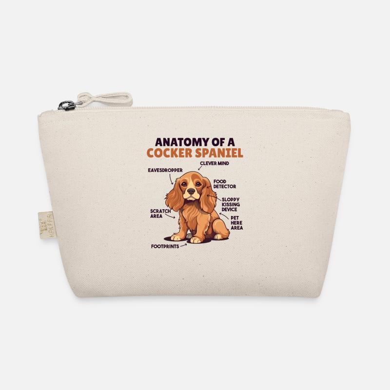 Dog Explanation Anatomy of a Cocker Spaniel Organic Pouch
