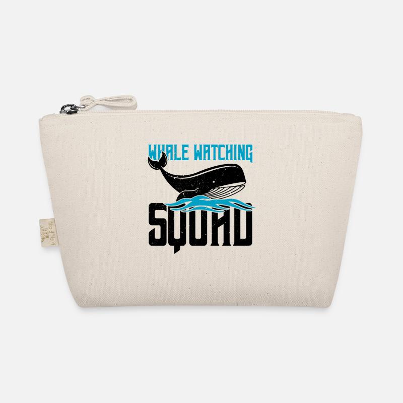Wal-Design für Wale und Blauwale oder Belugawale Bio-Täschchen