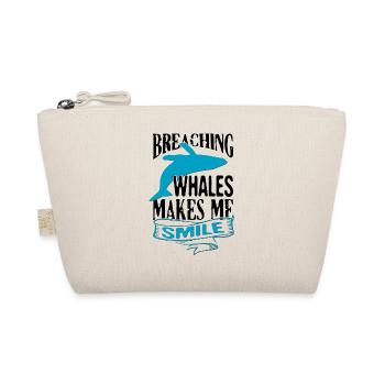 Humpback whale design for ocean, sea, whale and whales - Organic Pouch - nature - Front