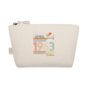 April 1963 Birthday April 1963 Gift - Organic Pouch - nature - Front