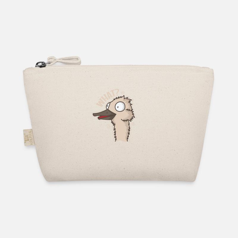 What? Ostrich Bird Animal Sprinter Organic Pouch
