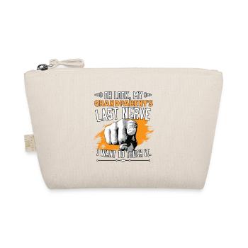 Look My Grandparent's Last Nerve Funny - Organic Pouch - nature - Front
