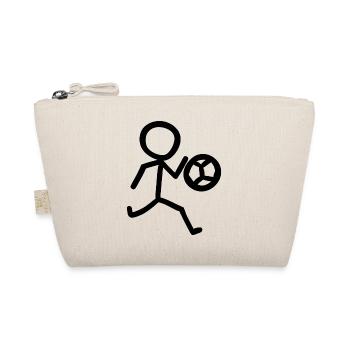 Fußballer Minimalist - Bio-Täschchen - Natur - Vorne