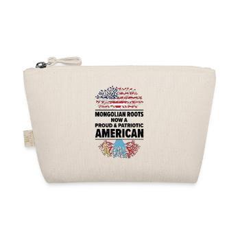 Born Mongolian Mongolia American USA Citizenship - Organic Pouch - nature - Front