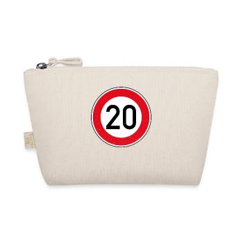 20e anniversaire Signe Limite de vitesse Cadeau Tempo 20 - Trousse biologique - nature - Devant